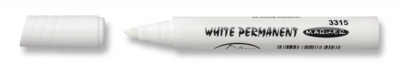 PERMANENT MARKER ROUND 2.5 WHITE A 10 3315/BI2.5 KOH-I-NOOR 3315/BI2.5